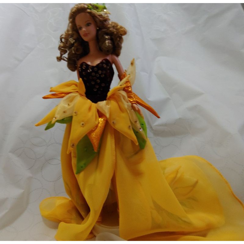 【經典收藏型芭比娃娃 絕版品】梵谷 向日葵芭比 ~ Sunflower Barbie ~ Artist
