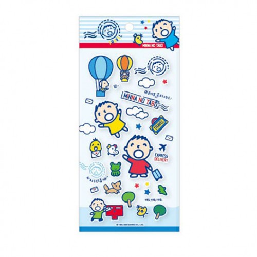 三麗鷗透明貼紙 VPCO-T01A 大寶-熱氣球 透明貼紙/裝飾貼紙 手帳貼紙 禮物貼紙【金玉堂文具】
