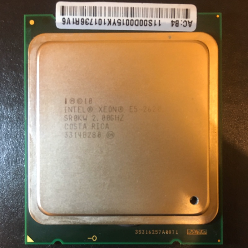 Intel® Xeon® 處理器 E5-2620 x79 2011腳位