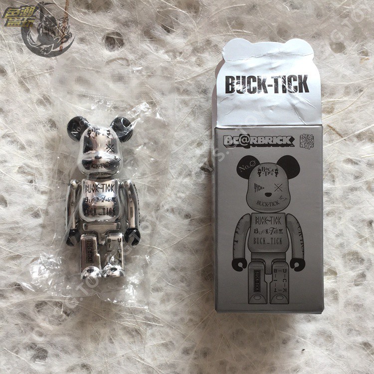 Bearbrick Buck Tick 100 電鍍bucktickbe Rbrick 積木熊 蝦皮購物
