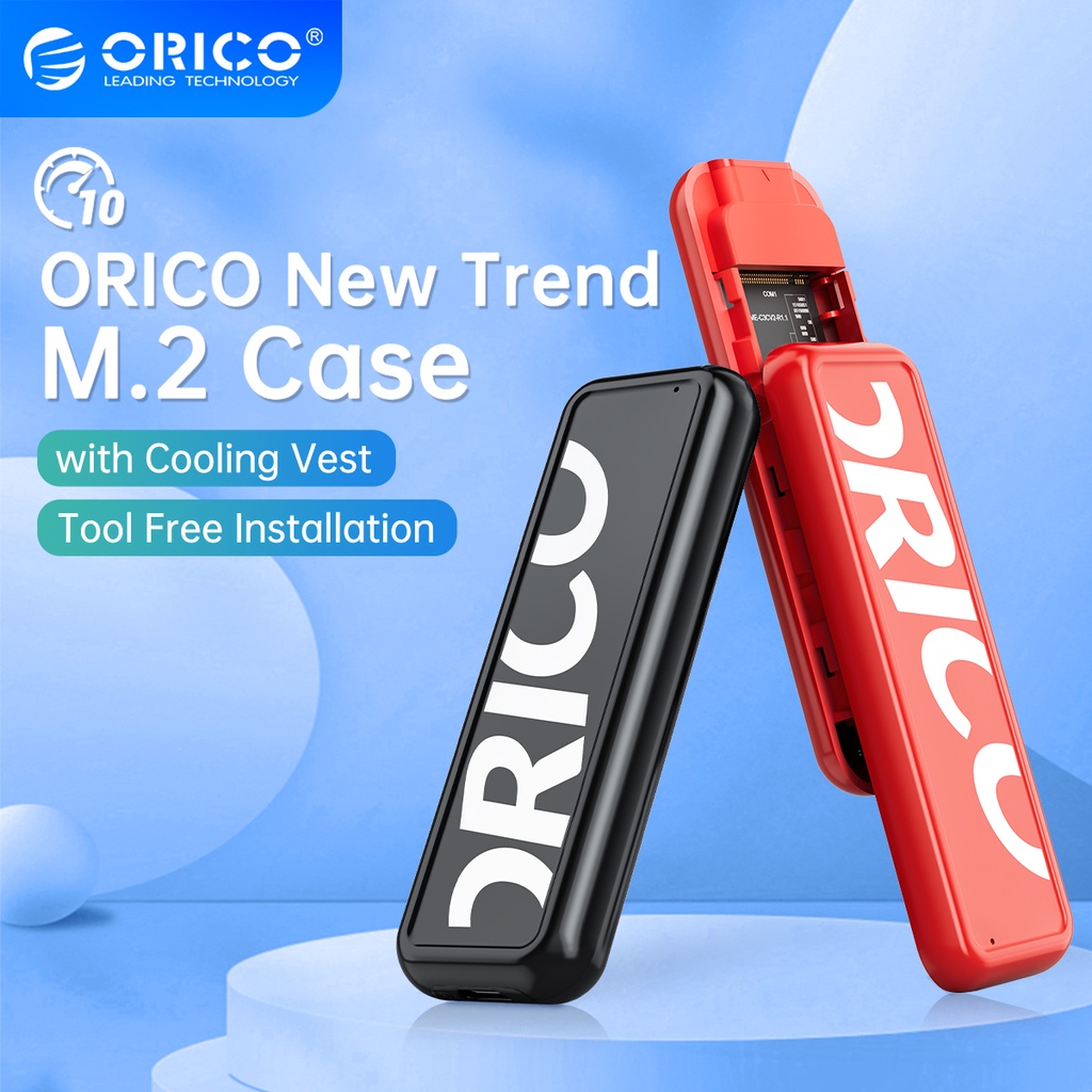 Orico M2 NVMe SSD 保護套 6Gbps 10Gbps USB 3.2 Gen 2 Type C M.2