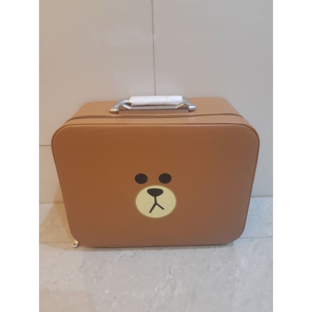 熊大造型大容量硬殼化妝箱