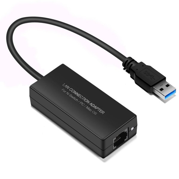 NS 頂級版 USB 3.0 有線網路 轉接器 / PC Mac 可參考 【電玩國度】