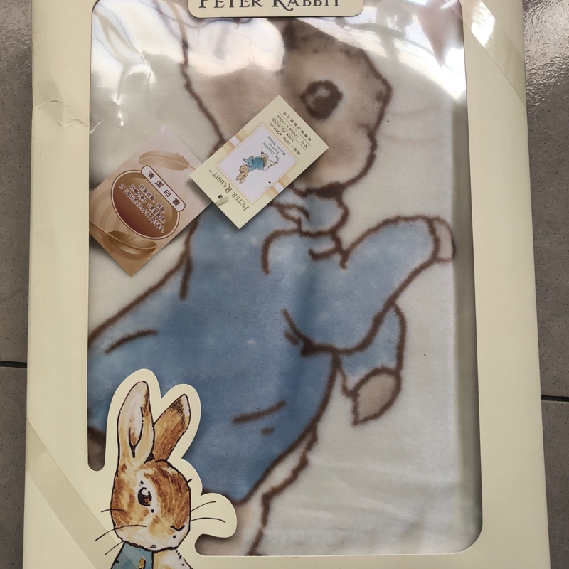 奇哥 peter rabbit 優雅比得兔抗菌幼兒毛毯 100*140cm 全新