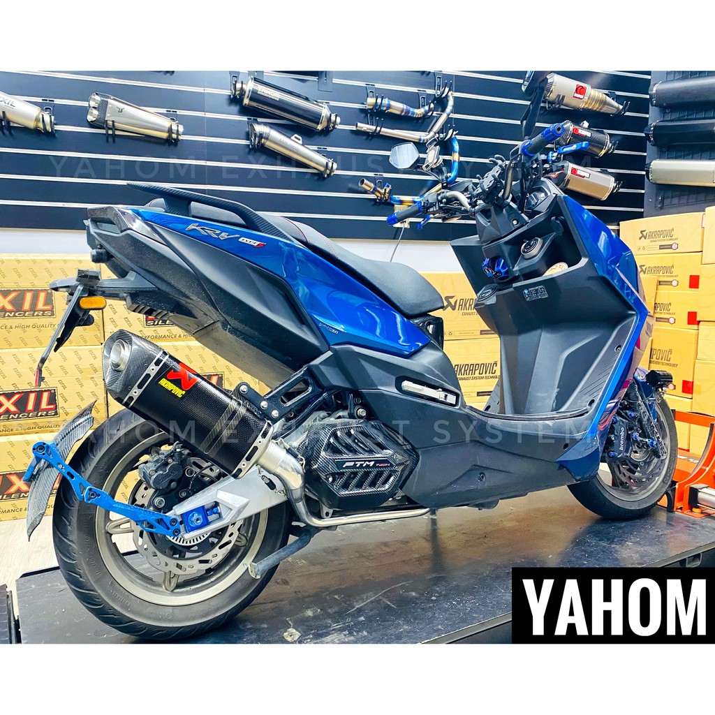 YAHOM 訂製排氣管 KYMCO KRV180 正蠍排氣管 正蠍 斜口蠍 碳蠍 FORCE/DRG/JET/改裝排氣管