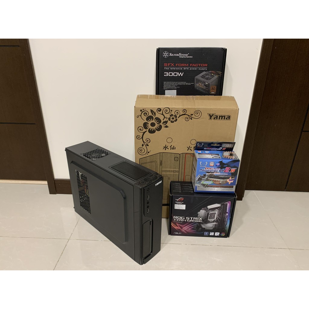 I9 9900K WIFI 主機 ASUS ROG Z370I 120G SSD 1TB HDD 16G RAM 小機殼