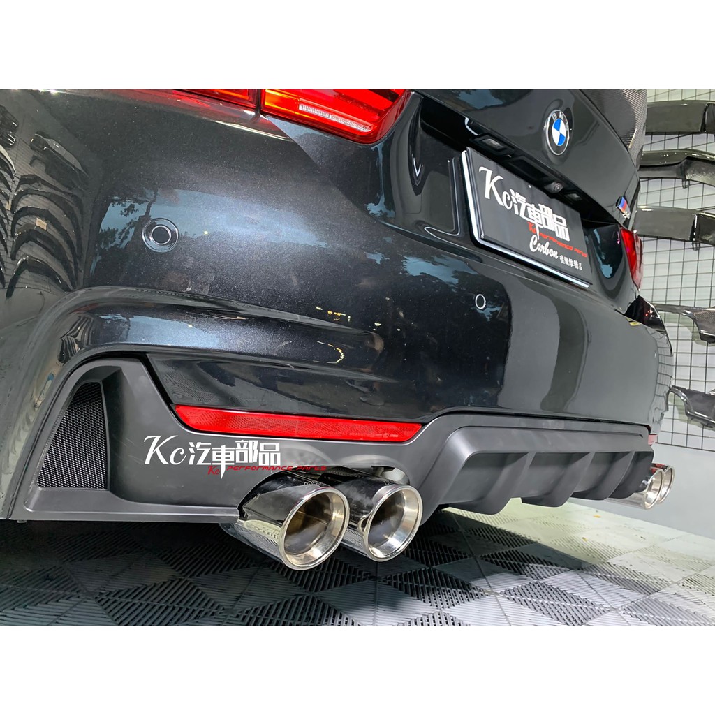 Kc汽車部品 BMW F32 F33 F36 [MP款] 後下巴 PP 素材 4出 雙邊雙出 420 428 430