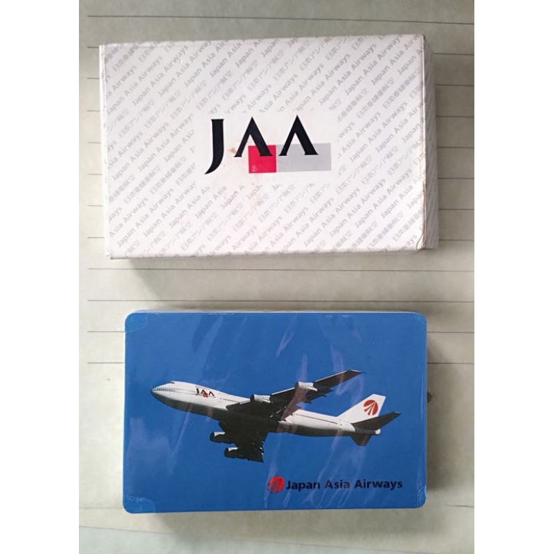 日本亞細亞航空~紀念撲克牌 （Japan Asia Airways)