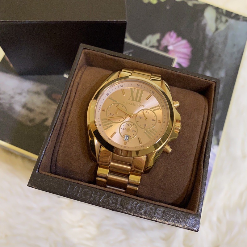 百貨公司專櫃正品Michael Kors玫瑰金手錶