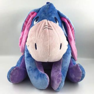 【日本代購】(40cm)迪士尼 Disney 藍色 屹耳 伊爾 一耳 伊耳 eeyore 驢子 絨毛 娃娃 玩偶 布偶
