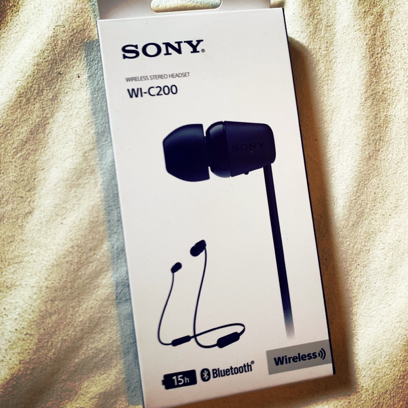 «9成9新» SONY WI-C200 入耳式藍牙耳機