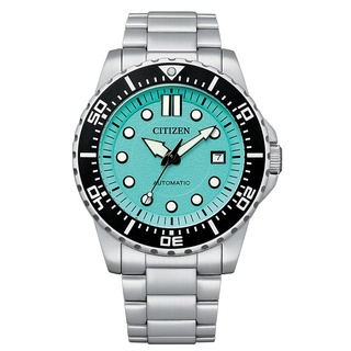 【CITIZEN 星辰】NJ0170-83X 青春撞色 日期顯示 鋼錶帶 機械男錶 蒂芬尼藍 43mm 臺南 時代鐘錶