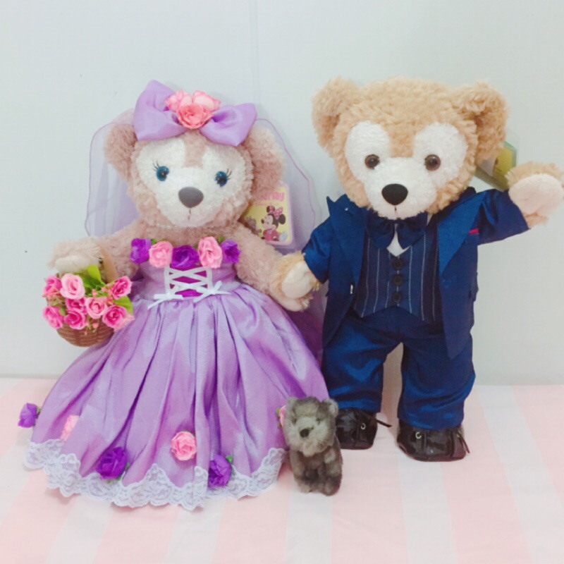 日本手作婚禮組服裝💜日本迪士尼 達菲Duffy 雪莉玫Shelliemay🐻S號