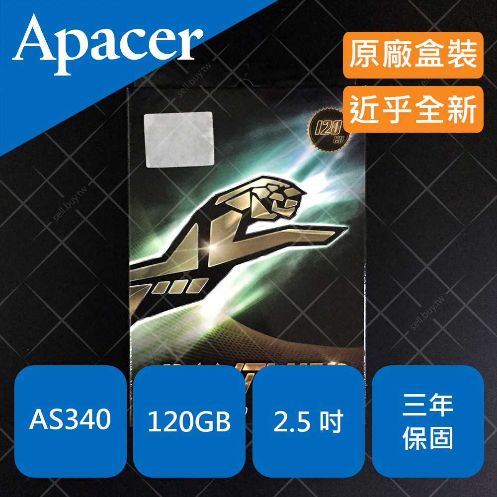 Apacer 宇瞻 AS340 120GB 120G SATA3 2.5吋 SSD 固態硬碟 128GB 128G 參考