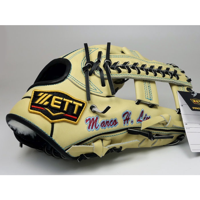 [阿豆物流] 日本製 ZETT PROSTATUS ORDER 頂級金標 中村獎吾 186型 硬式內野手套 棒球壘球手套