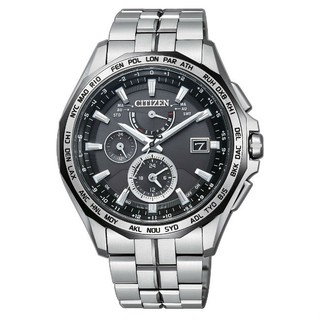CITIZEN 星辰錶 AT9096-57E 旗艦電波光動能鈦金屬多功能時尚腕錶 /黑麵 43mm