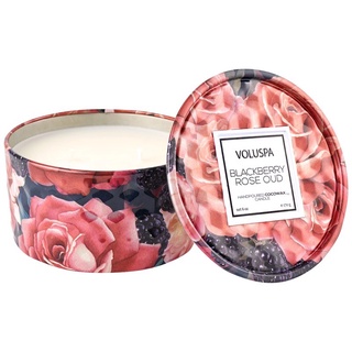 🐻[現貨🌹免運🕯️] Voluspa 玫瑰系列 2燭芯 玫瑰 香氛蠟燭 Candle 黑莓玫瑰 佛手柑玫瑰
