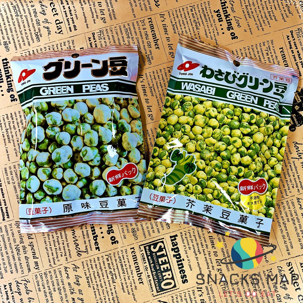 [SNACKS MAP零食地圖]統記 原味豆 芥末豆 原味豆菓子 芥末豆菓子 青豆 古早味 配酒 追劇