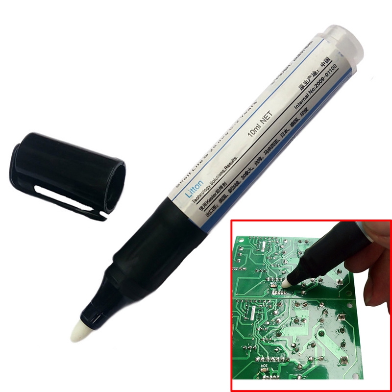 免清洗助焊筆松香筆 焊接松香助焊劑筆 低固體非清潔表面貼裝太陽能電池板 10ml