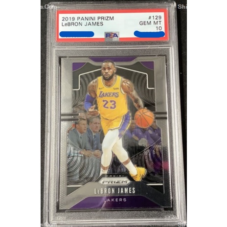 2019 Prizm LeBron James 小皇帝詹姆斯湖人隊鑑定卡 PSA 10