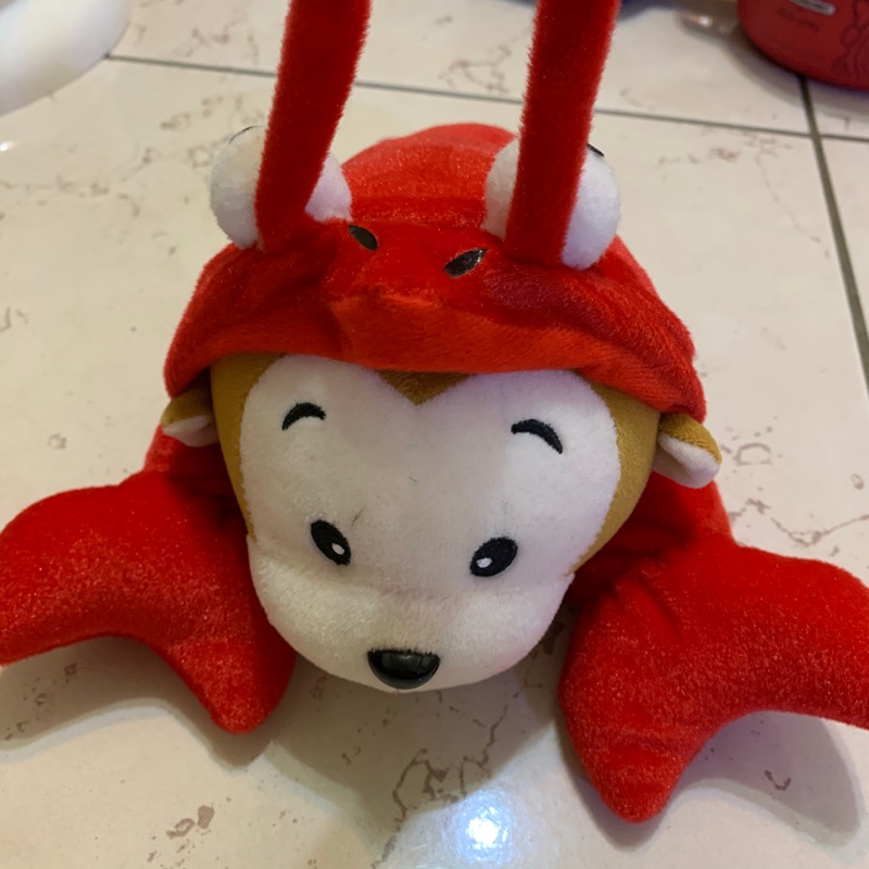 超可愛的龍蝦🦞絨毛娃娃