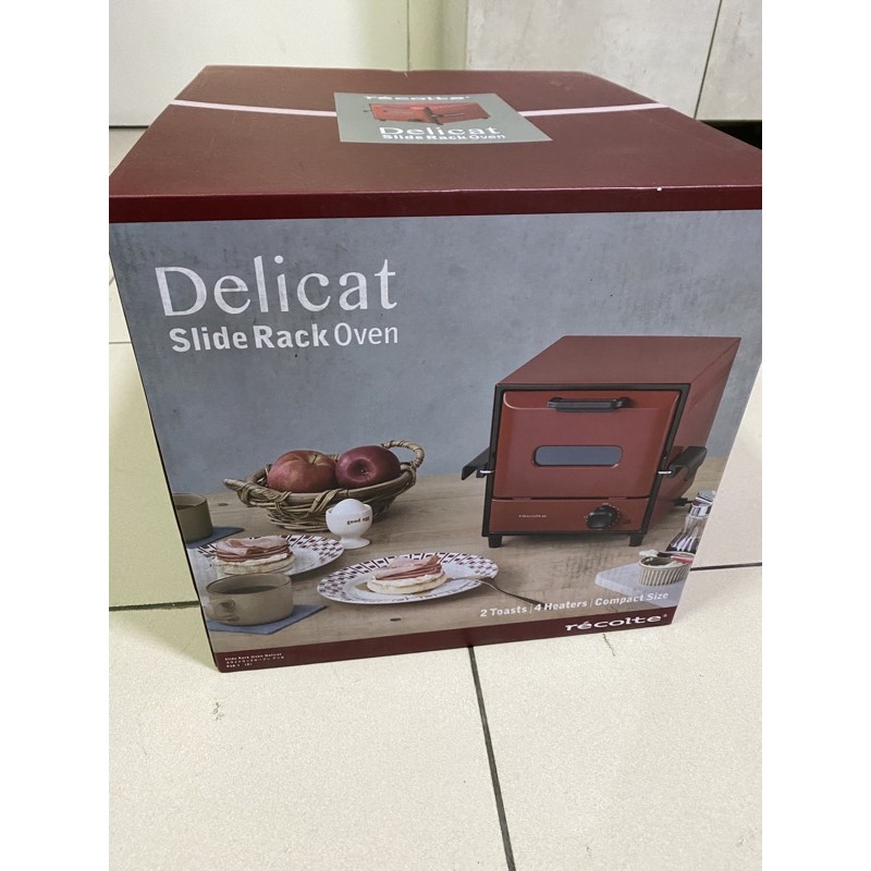 （現貨~特價出清）全新Recolte日本🇯🇵麗克特Delicate烤箱 紅色