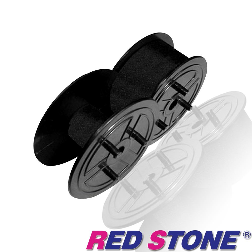 【當天出貨】RED STONE for 黑色圓盤 收銀機/ 記錄器黑色色帶組(一組6入)