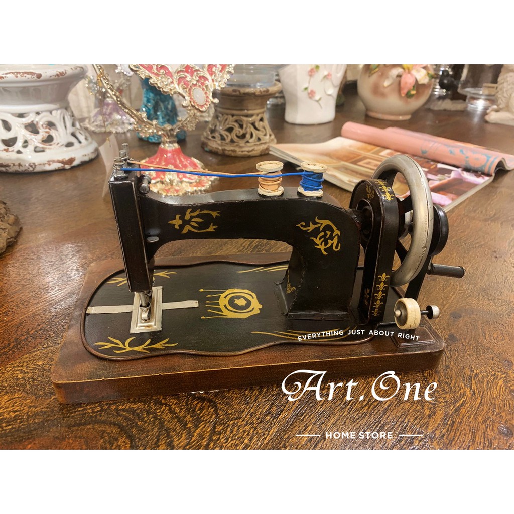 AR021329 歐式 老式勝家裁縫機擺飾/飾品 擺飾