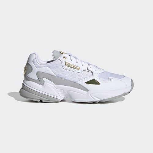 adidas falcon white and gold