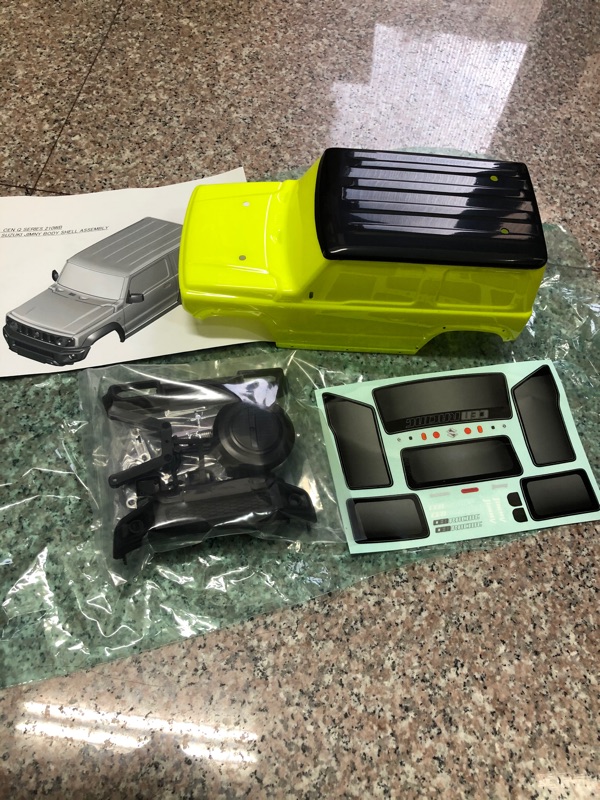 創億RC CEN CQ0930 SUZUKI JIMNY 車殼 (黃色)