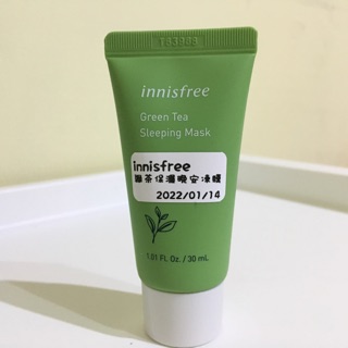 innisfree 綠茶保濕晚安凍膜 30ml