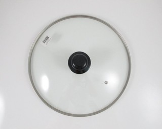 【翔百貨】 台灣製 32cm 汽孔強化玻璃蓋 不鏽鋼氣孔玻璃鍋蓋