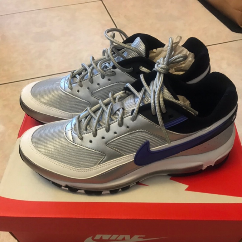 全新beetle Nike Air Max 97 Bw Sliver 銀色銀魂反光ao2406 002 蝦皮購物