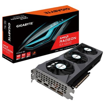 GIGABYTE 技嘉 RX6600 EAGLE 8G顯示卡(礦卡)