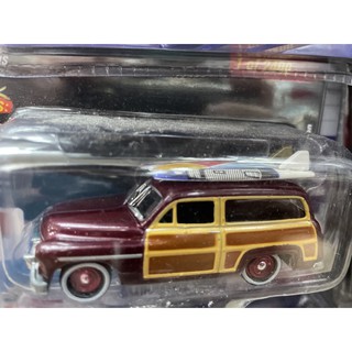 《模王》 1/64 johnny lightning 模型合金車 1950 mercury woody wagon