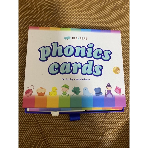 (二手）Kidsread-自然發音遊戲字卡 PHONICS CARDS