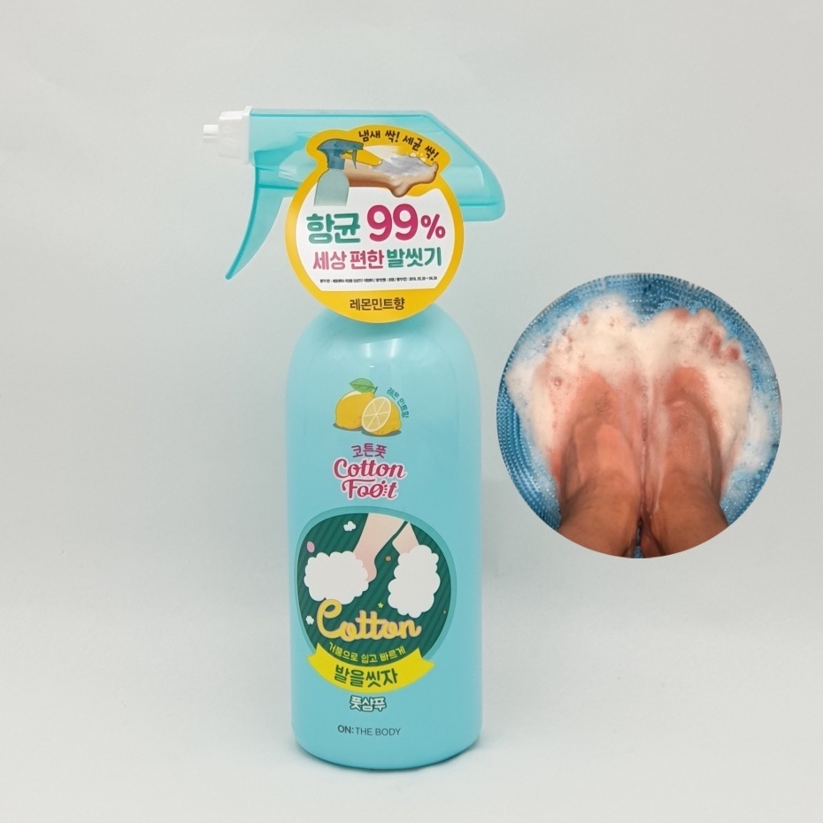 [ON: The BODY] 棉足洗髮水檸檬薄荷味 385 ml#韓國直銷