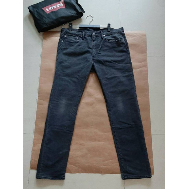 （客訂勿下標）正品LEVIS522 男木炭灰刷色彈性牛仔褲W36/L34