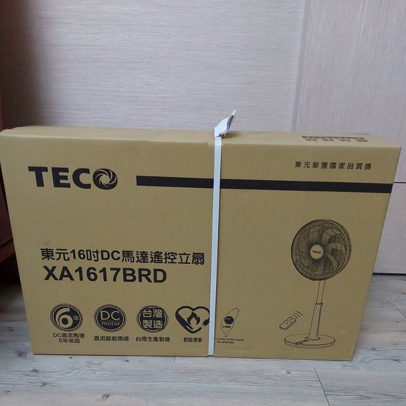 TECO 東元16吋 DC馬達遙控立扇( XA1617BRD)