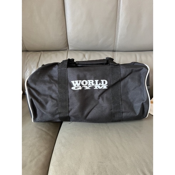 全新World Gym 健身俱樂部 運動袋/運動包/圓筒旅行包 /附肩背帶 /旅行袋
