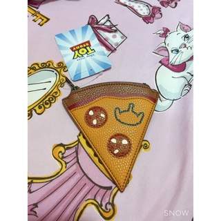 日本 迪士尼 三眼怪 pizza 零錢包