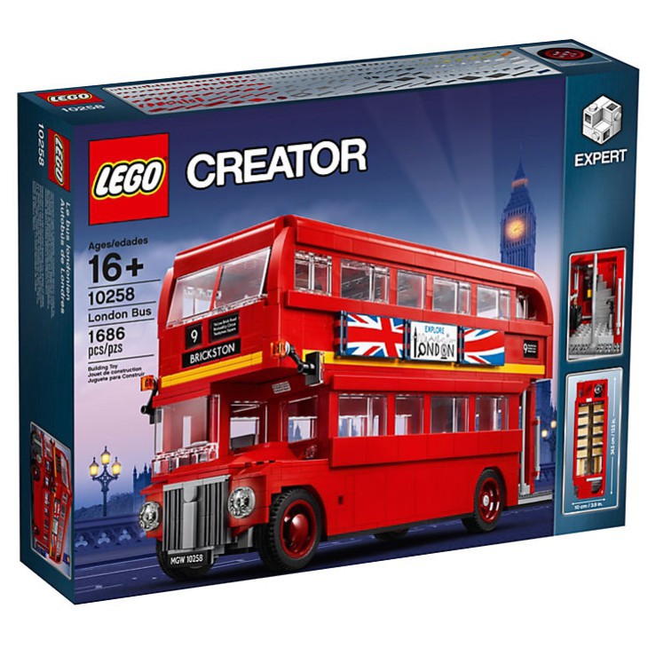 【台南 益童趣】LEGO 10258 創意系列 英國倫敦巴士 收藏 經典 EXPERT