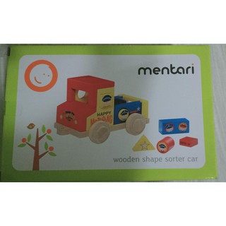 【臺灣Mentari】歡樂積木小卡車(立體積木拼圖手拉車)