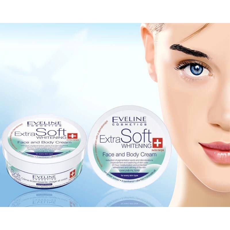 【即期特價】EVELINE COSMETICS瑞士 Extra Soft whitening潤膚霜（使用期限為2018）