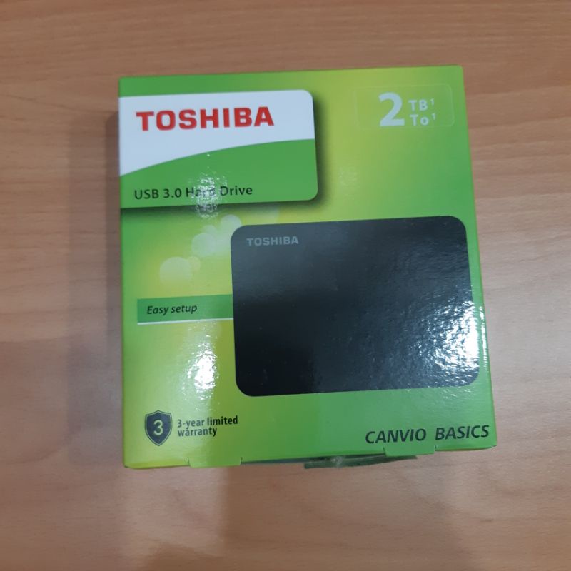 Toshiba Canvio Basics 黑 2TB TypeC 2.5吋行動硬碟
