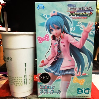 SEGA 日版 初音未來 SPM 景品 緞帶初音 緞帶女孩 Ribbon Girl 制服 初音 性感 美女 公仔