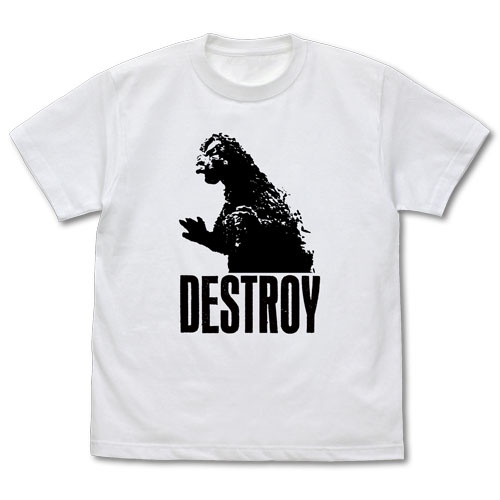 《哥吉拉-Godzilla》DESTROY – T-SHIRT(白色) T恤