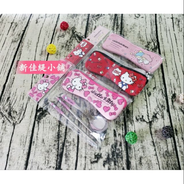 【三麗鷗正版授權/現貨】304不鏽鋼 潛水布環保餐具組 Hello Kitty 雙子星