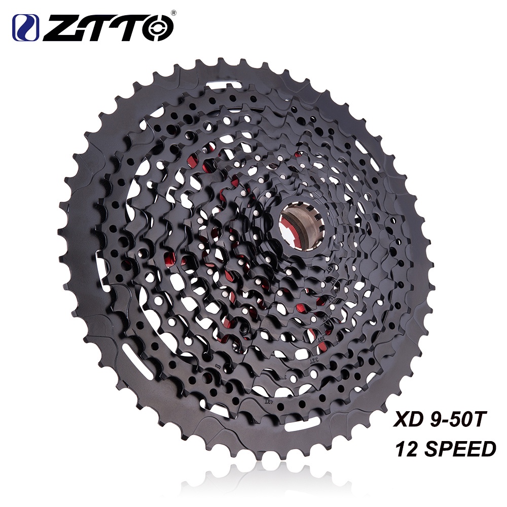 Ztto MTB 12 速盒 Xd 9-50t 鏈輪黑色 9-50 自行車飛輪 12s 兼容 12speed Gx Ea