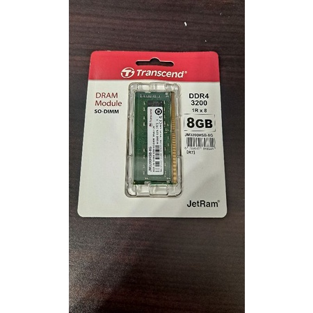 創見Transcend JetRAM DDR4-3200 8GB 筆電記憶體